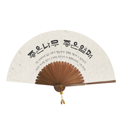 전통 오죽선 한지부채