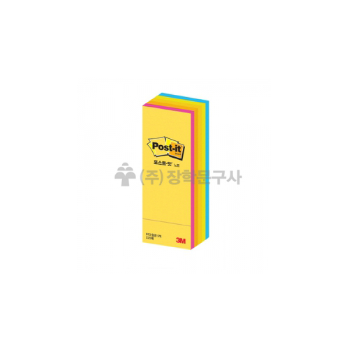 3M 포스트잇 네온 큐브 1x3